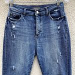 DL1961 Blue Farrow Cropped High-Rise Jeans 28 Distressed Photo 1