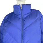Lands' End Lands’ End Women’s Cobalt Blue Size M Winter Jacket. Photo 2