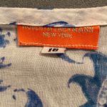 Roberta Roller Rabbit Roller Rabbit: Roberta Freymann Blue Tunic, Dress, Swim Cover up,‎ size 16 Photo 8