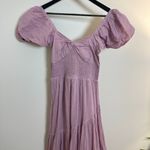 Free People  Short Sleeve Sundrenched Maxi Dress in Dawn Pink Size Small Photo 2