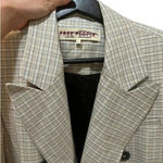 Free People Ashby Plaid Blazer NWOT Size Small Photo 5