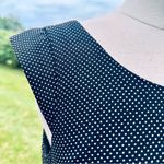 J.Crew Womens Midi Dress 2 Tall Black Polka Dot Photo 10