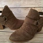 Suede Heeled Mules, Size 10 Brown Photo 2