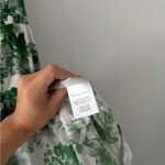 CARA CARA Green Delilah Tiered Floral Print Cutout Maxi Dress S White Photo 8