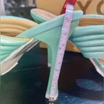 Yoki NIB  Women's Size:6.5 Open Toe Heels Pump Color:Lime/Turquoise, 3” Heel Photo 9