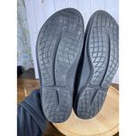 OOFOS Women Oolala Luxe Thong Recovery Sandals Flip Flops 11 Comfort Metallic A4 Photo 6