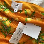 Cami NYC  Lenore Orange Lemon Print One Shoulder Bodysuit New With Tags Photo 3