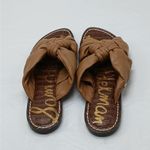 Sam Edelman  Garson Sandals Womens 6M Brown Leather Slip On Slides Summer Shoes Photo 6