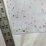 Zyia  Active women's size 6 / 8 Stay Gold light n tight white splatter Lulu gym Photo 6