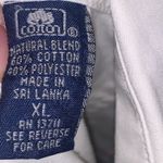 Karen Scott  Cotton Rich White Button-Up Shirt Embroidered Heart Patterns Beaded Photo 8