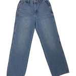 Union Bay Y2K High Rise Loose Carpenter Wide Leg Baggy Jeans Size 26 Photo 0