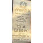 Mono b Women's Black‎ Stretch Leggings with Split Knee Zipper in Back Size L Black Size L Photo 3