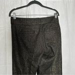 J.Crew Wool Silk Blend Metellic Gold Favorite Fit Wide Leg Trouser Slack Pants 2 Photo 5