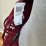 City Studios New Burgundy Red Mini dress lace size 1 Cocktail Prom Party Fit N Flare Photo 5