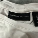 Adrienne Vittadini White Fitted Muscle Tee Size Large *Used Photo 10