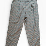 Lane Bryant  Houndstooth Plaid Dress Pant Trouser Sz 14X27 Mid Rise Stretch NWT Photo 0