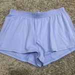 SKIMS  Blue Violet Loose Oversized Shorts Photo 0