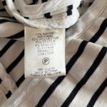 Anthropologie Cartonnier Black and White Striped Blazer Size Large Photo 3