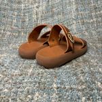 Ancient Greek Sandals Women's Preveza Comfort Leather Slip On Sandals in All Tan Size 5 Photo 3