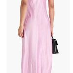 Vince  Crinkled satin maxi dress Lilac Photo 1