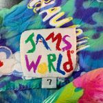 Jams World Vintage Dress Orchids of Hawaii Floral Sleeveless Hawaiian Photo 4