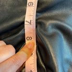 ZARA  Trafaluc Womens Faux Leather Flat Front Slim Skinny Biker Pants Black Small Photo 11