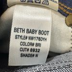 Hudson  Beth Baby Bootcut Jeans Size 27 Blue Low Rise Flap Pockets 29x34 Photo 9