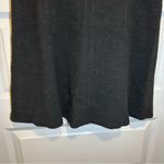 Loft  Black Textured Knit Pull On Aline Skirt size Medium Photo 5