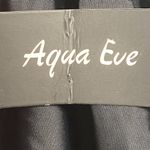 NWT Aqua Eve Womens Medium One Piece Swimsuit Black Cut Out Bow Adjustable Strap Photo 3