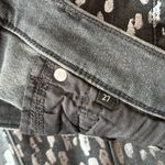 7 For All Mankind The High Waist Skinny Jeans Size 27 Foil Snow Leopard Metallic Photo 8