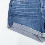 Torrid 5 Inch Mid-Rise Short Split Hem Cuffed Dark Wash Denim Plus Size 18 Photo 2