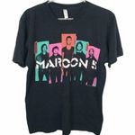 American Apparel Medium Black Adam Levine Maroon 5 2013 Tour Crewneck T-shirt Photo 0