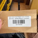 NWT Black & White Leopard Mini Belt Bag | Crossbody Fanny Pack Photo 10