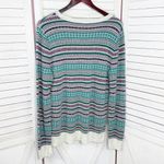 Talbots  Fair Isle Wool Blend Multicolor Sweater Large‎ Long Sleeve Pullover Photo 9