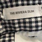 Loft Black White Gingham Riviera Slim Trousers Preppy Office Academia Sz 10P Photo 4