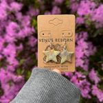 Handmade Rainbow Sparkly Star Pride Earrings Photo 0