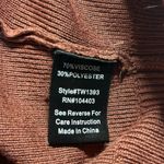 The WorkShop Women's Lightweight Ribbed Sleeveless Sweater Vest S Small Brown Photo 5