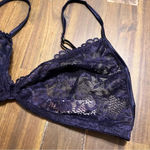 Savage X Fenty Navy Blue Lace Bralette Sexy Lingerie Photo 1