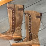Born Albi Brown Suede Knee High Riding Boots Photo 1