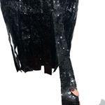 Mac Duggal NEW NWT Long Sleeve High Neck Carwash Panel Sequin Maxi Dress Black Photo 6