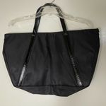 Givenchy parfums black nylon medium zip tote shopper handbag Photo 4
