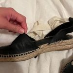 Everlane The D'orsay Espadrille Black Ankle Tie Sandal Shoes Size 8 Photo 3