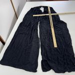 ZARA Woman Vest Womens Small Lightweight Open Front Pockets Chic Long Gauzy Photo 4