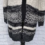 Charlotte Russe open front black white & grey Longsleeve cardigan sz S women Photo 1