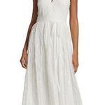 Monique Lhuillier NWT ML Keyhole Halter A-Line Gown Size 4 Photo 0