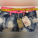 Vibrant  m.i.u. Shorts. Pink waistband stretch. Size L Photo 5