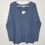 Ryllace Merino blend V neck open knit sweater size 1X Photo 0