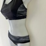 TYR Black and Gray Striped Women's Athletic 2 Photo 3