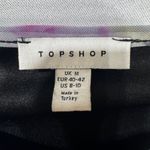 Topshop NWT  Y2K WhimsyGoth style Floral ruched Mesh Mini Dress size medium 8-10 Photo 3