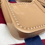 Carmen Sol Fico large Crossbody shoulder bag in blush Tan Photo 2